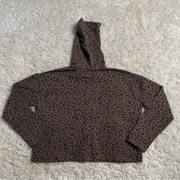 BB Dakota Jacket Women’s Small Leopard Full Zip Hoodie Casual - Picture 15 of 15